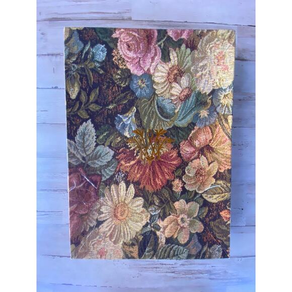 Black Net Embroidered Beaded Floral Blouse Shirt Top Jacket SZ L C100845 - Picture 9 of 10